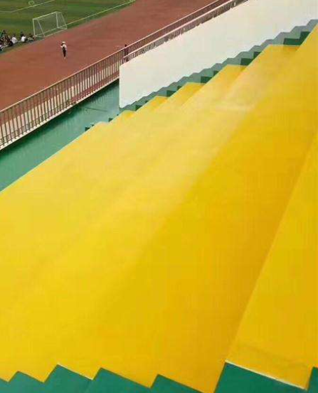 永靖球场台阶翻新修补改造